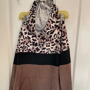 5 for $12 animal print hoodie
